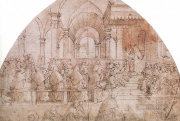 Domenico Ghirlandaio Painting - Confirmation Of The Rule 1483 Renaissance Florence Domenico Ghirlandaio